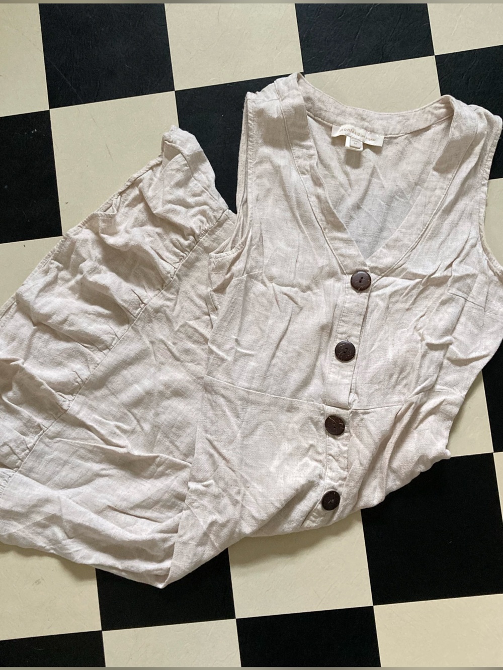 Monteau Las Angeles Linen Dress
